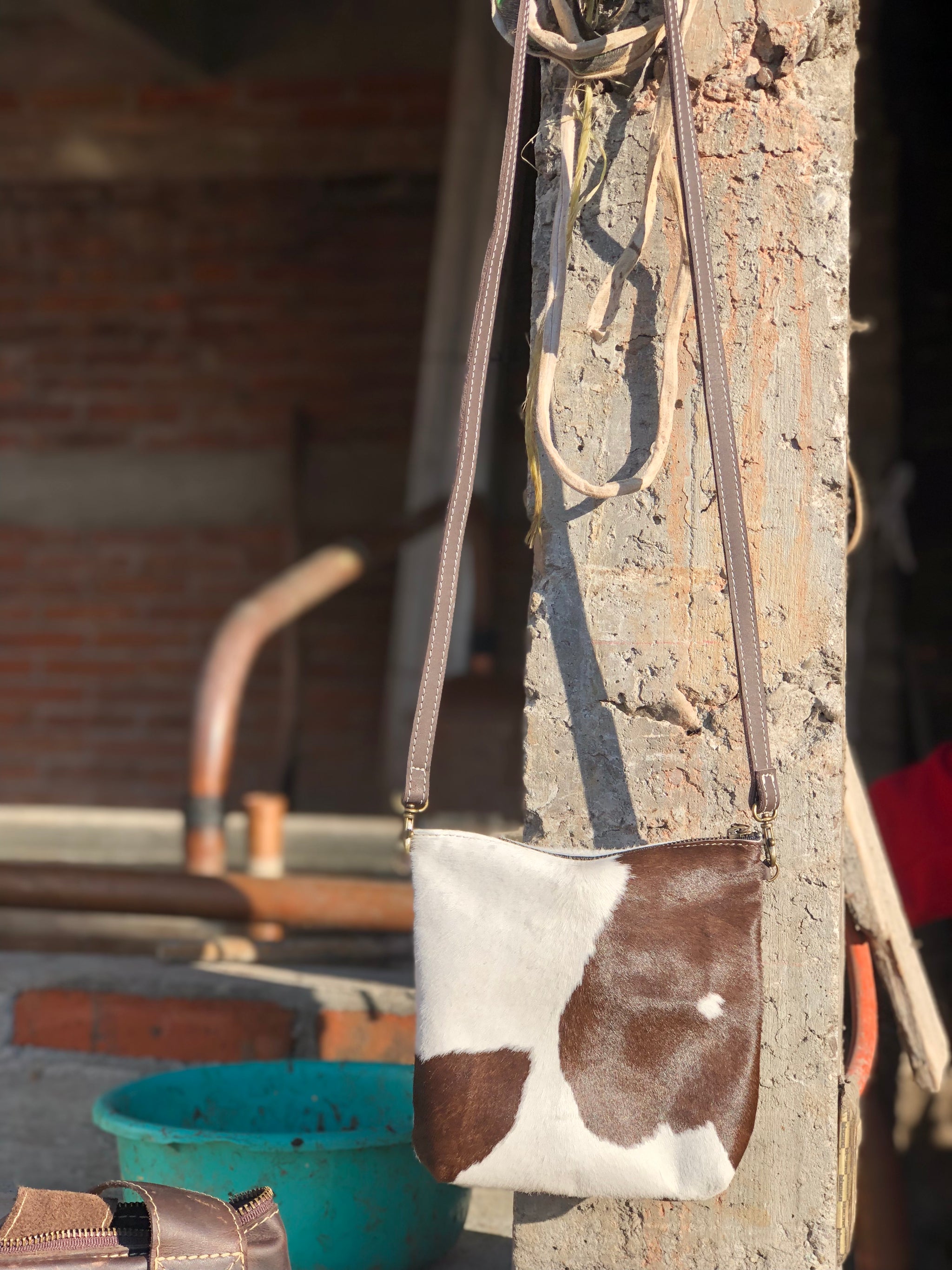 Cowhide & Leather Crossbody Purses